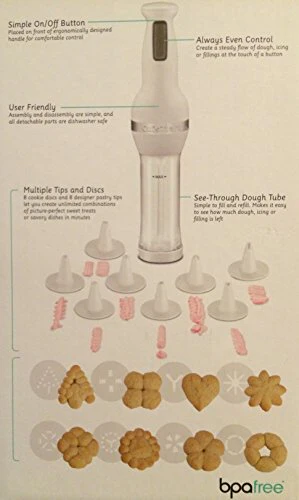 Cuisinart Electric Cookie Press CCP 20 (White): Home & Kitchen - Levo Sportswear