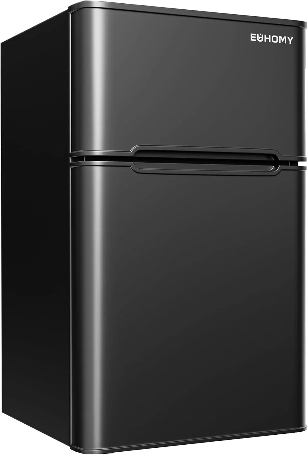 EUHOMY 3.2 Cu.Ft Mini Fridge with Freezer �� 2-Door Compact Refrigerator for Bedroom, Dorm, Office or Apartment, Silver - Levo Sportswear
