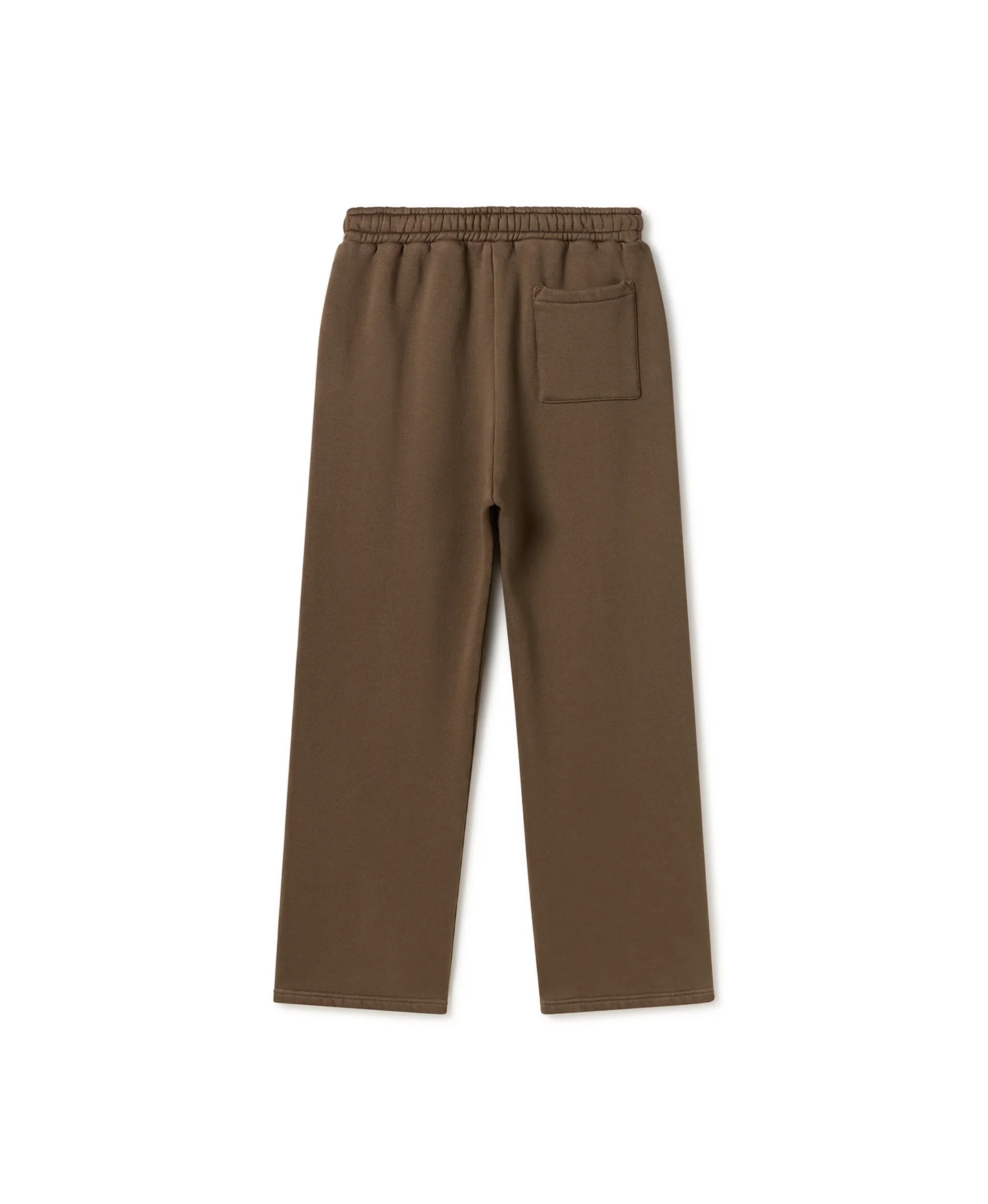 450 GSM 'Mocha Brown' Straight-leg Pants - Levo Sportswear