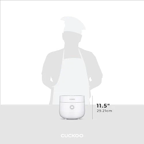 CUCKOO 6-Cup (Uncooked) Micom Rice Cooker Nonstick Inner Pot | White - Levo Sportswear