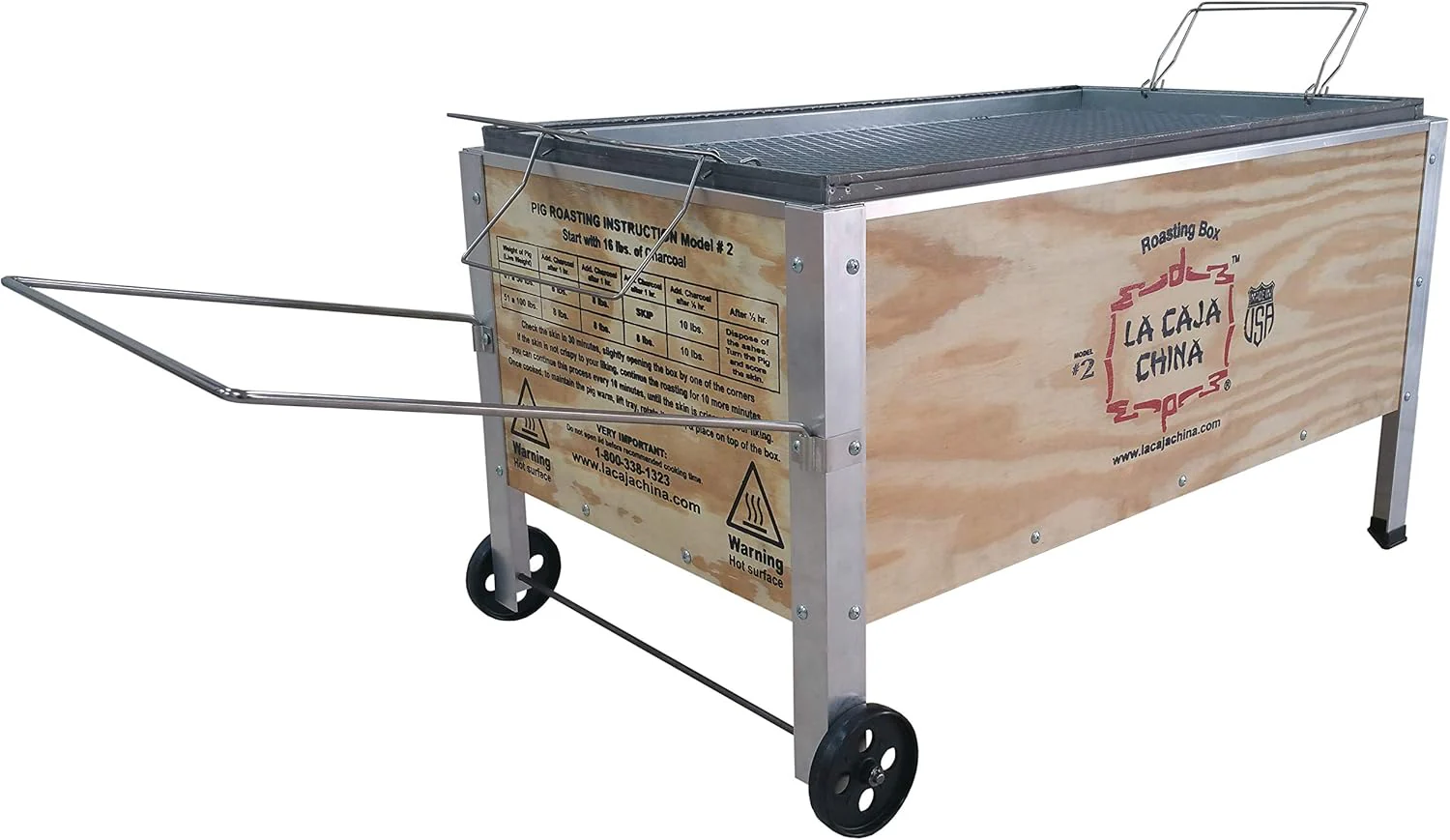 La Caja China Model #2 Pig Roaster, 100LB Capacity - Levo Sportswear