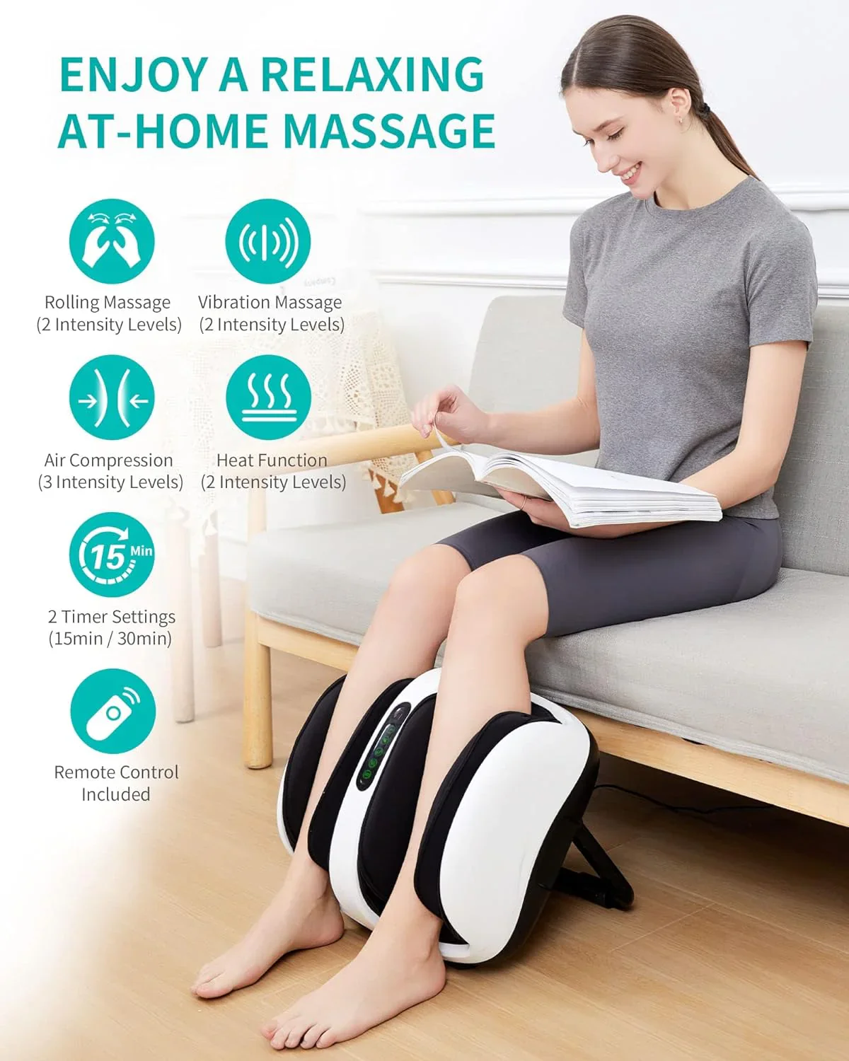 Foot Massager, Shiatsu Foot and Calf Massager - Levo Sportswear