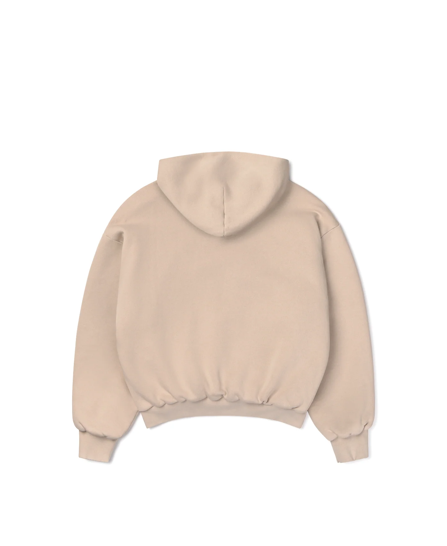 1000 GSM 'Tan' Double Hoodie - Levo Sportswear