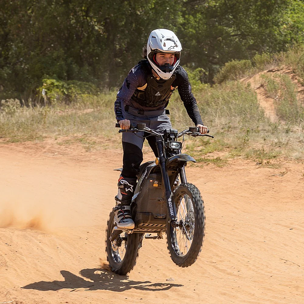 GoTrax - Everest Electric Dirt Bike w/ 50 mi Max Range & 53 mph Max Speed - Levo Sportswear