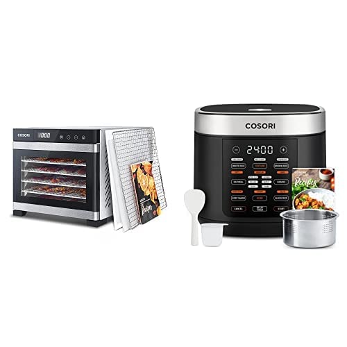 COSORI 10 Cup Rice Cooker with 18 Functions, Stainless Steel Inner Pot - Levo Sportswear