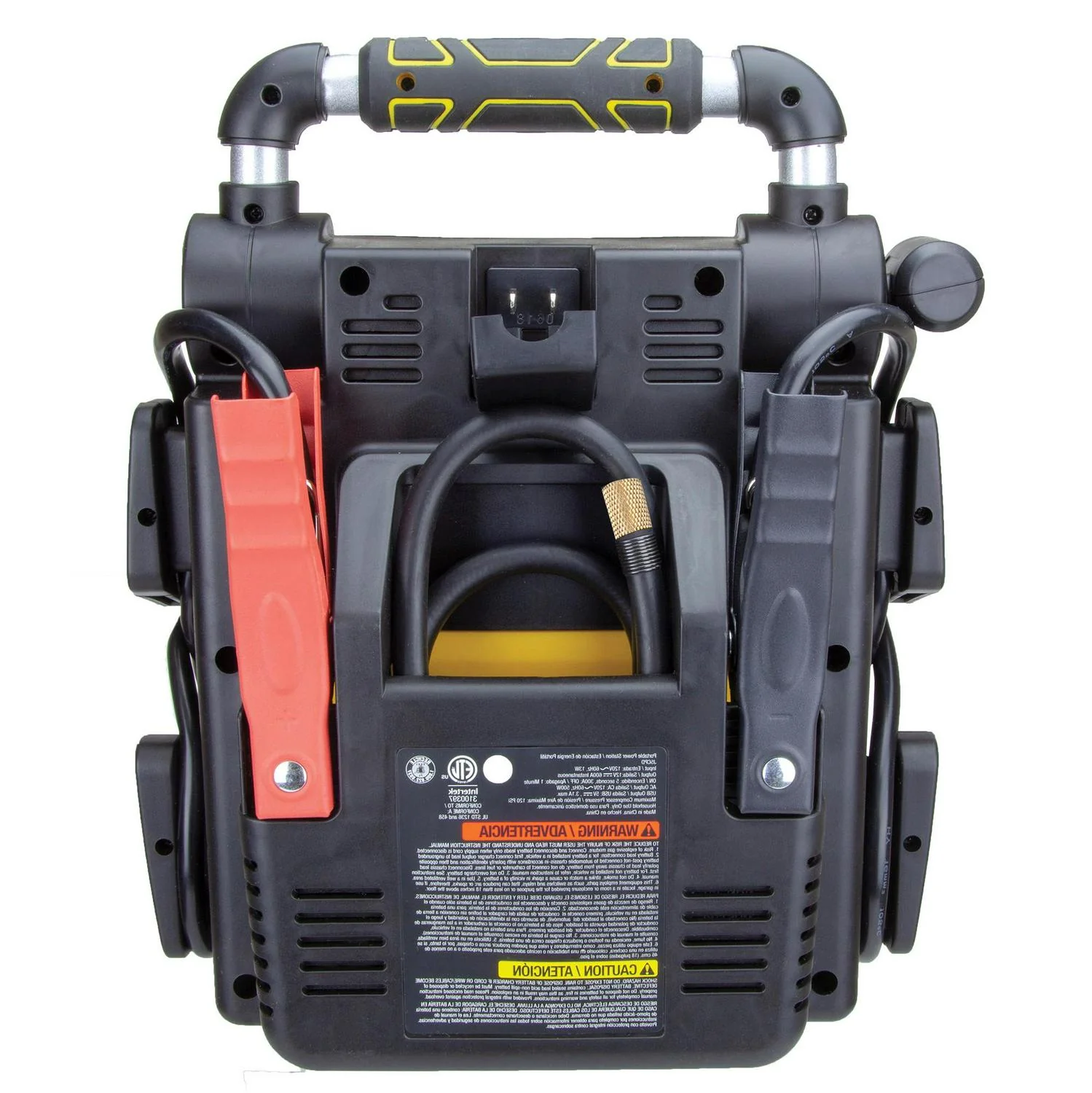 J5CPDE Jump Starter, Power Station, 1200 Peak Battery Amps with 500W Inverter and 120 PSI Compressor - Levo Sportswear