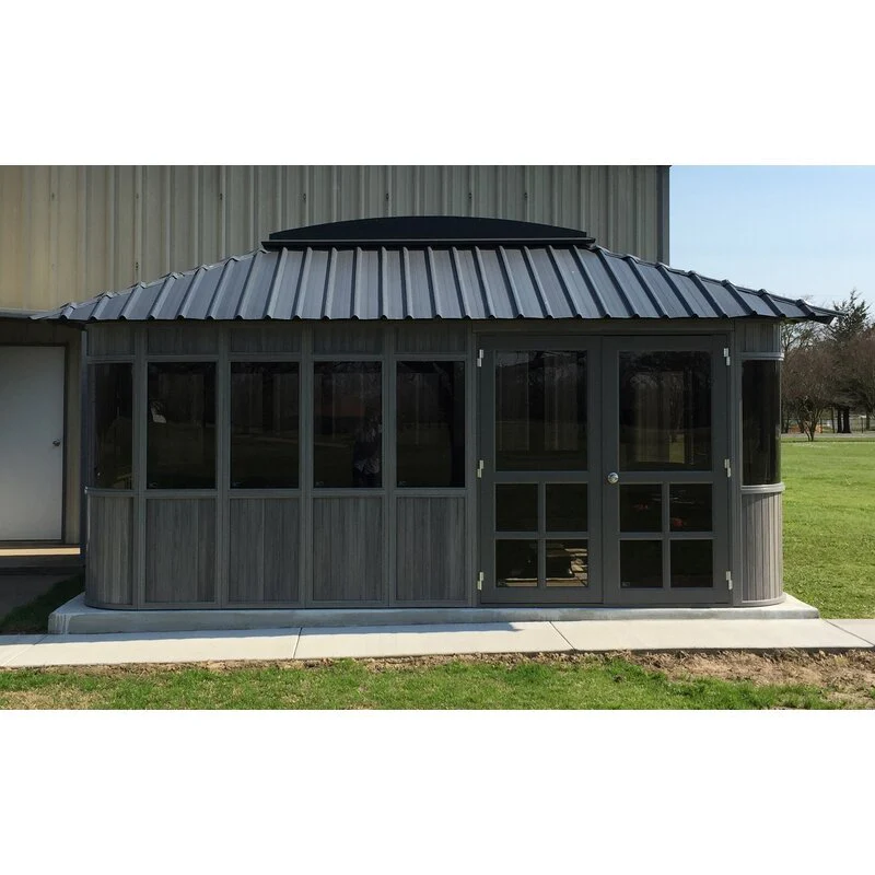 Colorado 17.5 Ft. W x 11.5 Ft. D Composite PVC Patio Gazebo Gazebo - Levo Sportswear