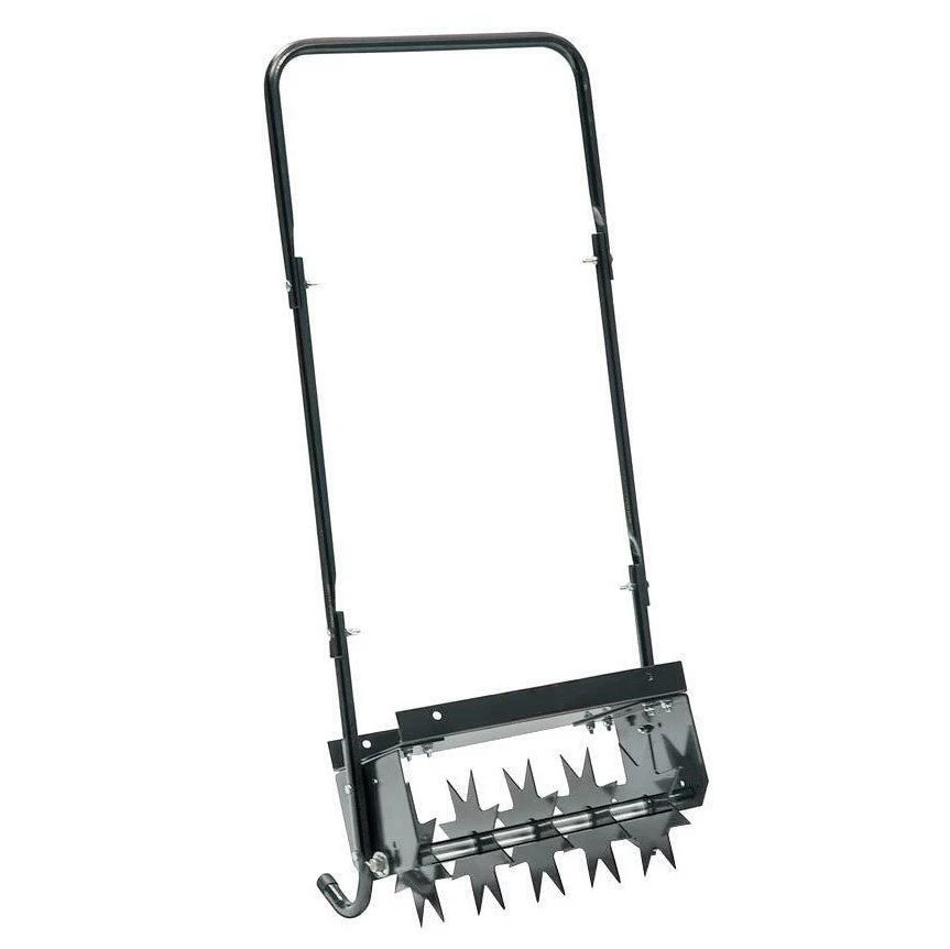 Heavy-Duty 16-Inch Lawn Push Spike Aerator With Comfortable Handle - Levo Sportswear