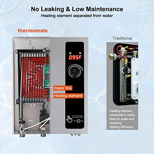 Electric Tankless Water Heater, 11kW at 240 Volt, On Demand Instant Hot Water Heater - Levo Sportswear
