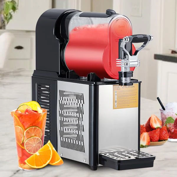 Commercial Slushie Machine 3L Stainless Steel Self-Cleaning Slushy Maker for Frozen Drinks,Snow Melting Ideal for Home,Coffee Shop,Restaurant - Levo Sportswear