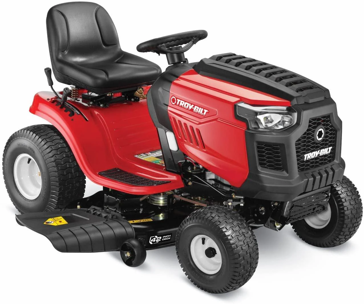 Horse 42 Hydrostatic Lawn Riding Mower, 579cc Engine, High Back Seat, 2-Year Warranty - Levo Sportswear
