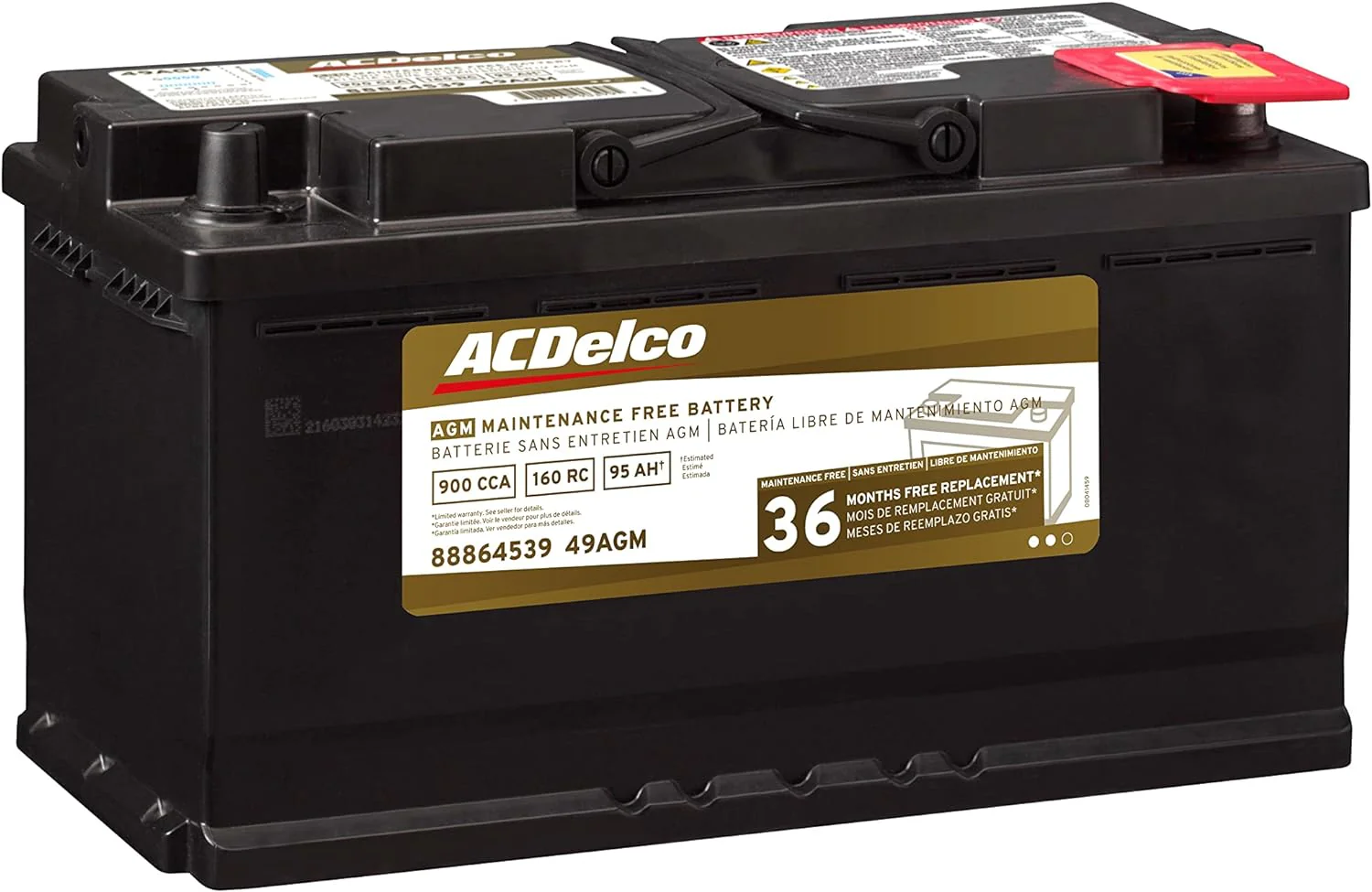 Gold 49AGM BCI Group 49 Battery - Levo Sportswear