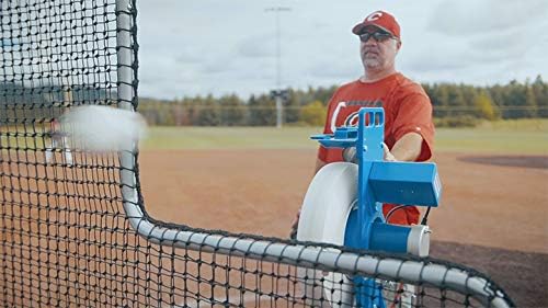 Combo Pitching Machine �� Adjustable Up to 60 MPH, for Baseball & Softball, Ideal for Pitching-Machine Leagues - Levo Sportswear