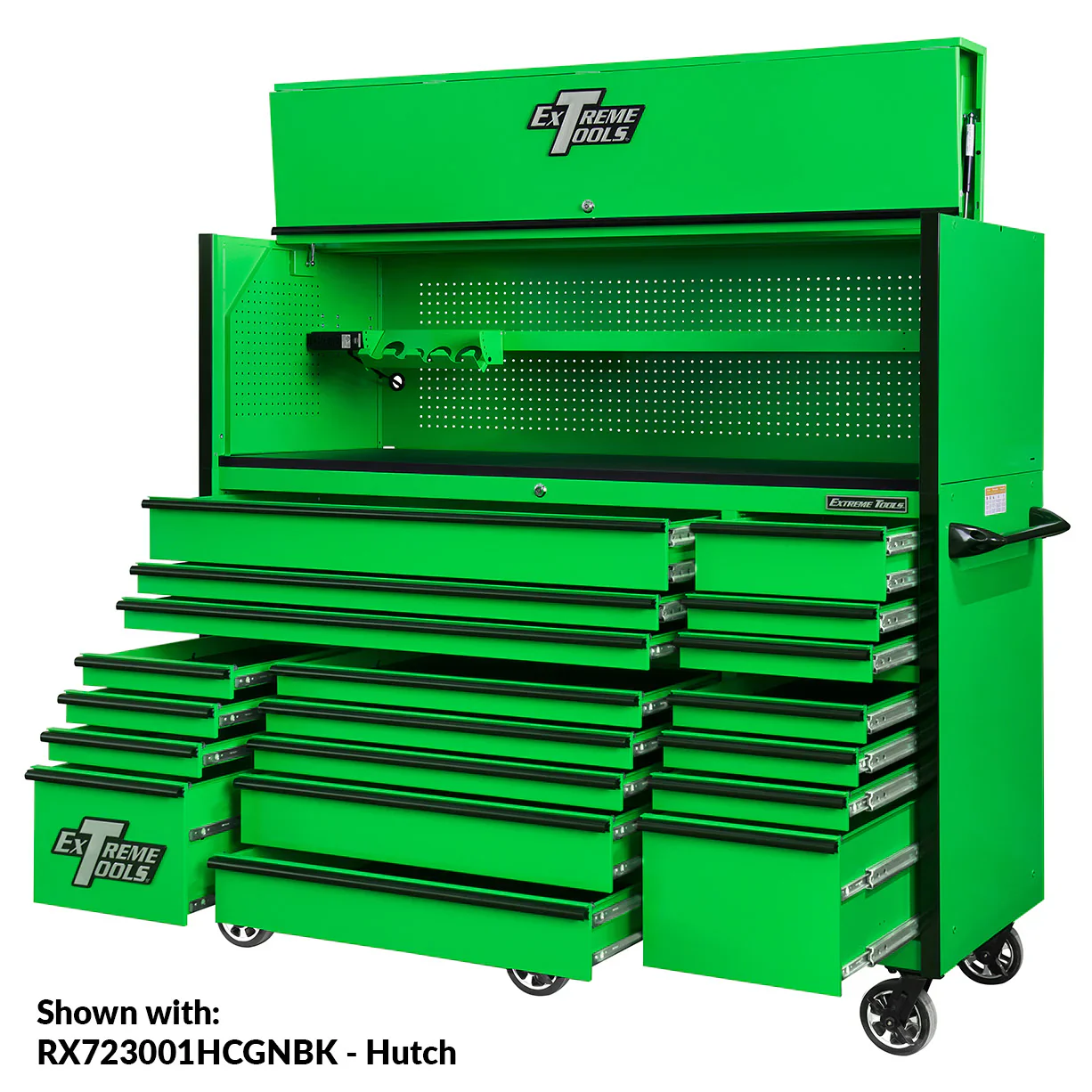 Extreme Tools RX250 Series 72-in x 30-in Roller Cabinet 锟斤拷 19-Drawer 锟斤拷 250 lb Drawer Slides - Levo Sportswear