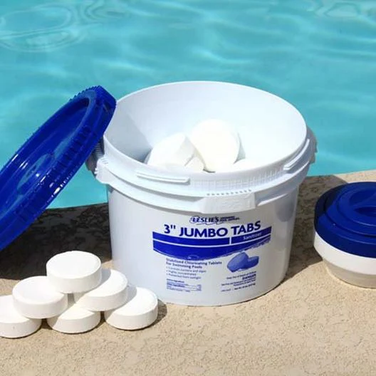 Leslie’s – 3 in. Jumbo Chlorine Pool Tabs – 20 lbs. Bucket - Levo Sportswear