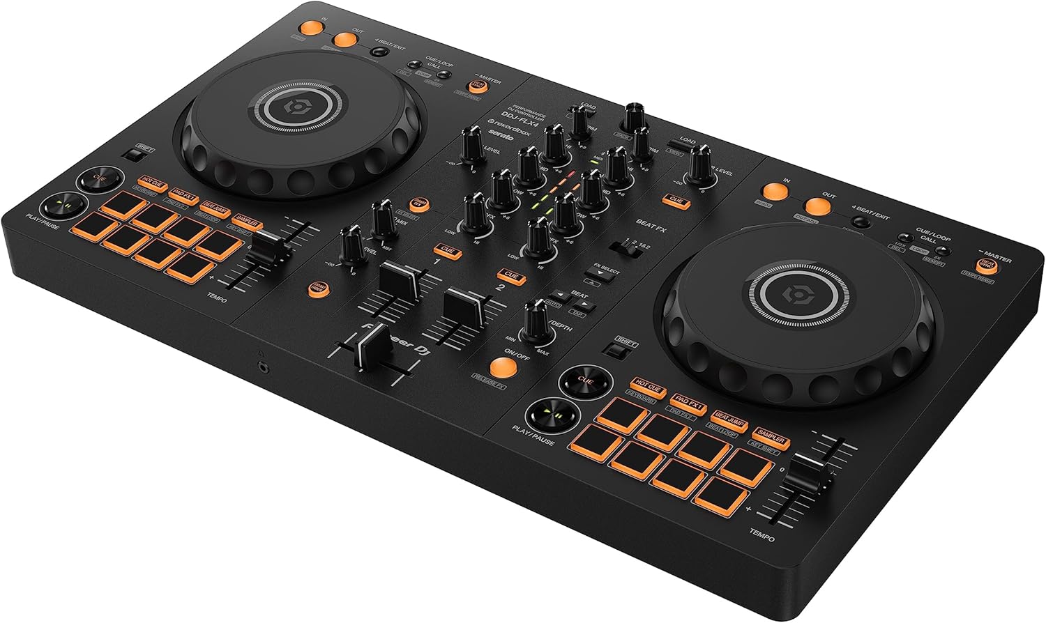 DJ DDJ-FLX4 2-Deck Controller – Graphite - Levo Sportswear