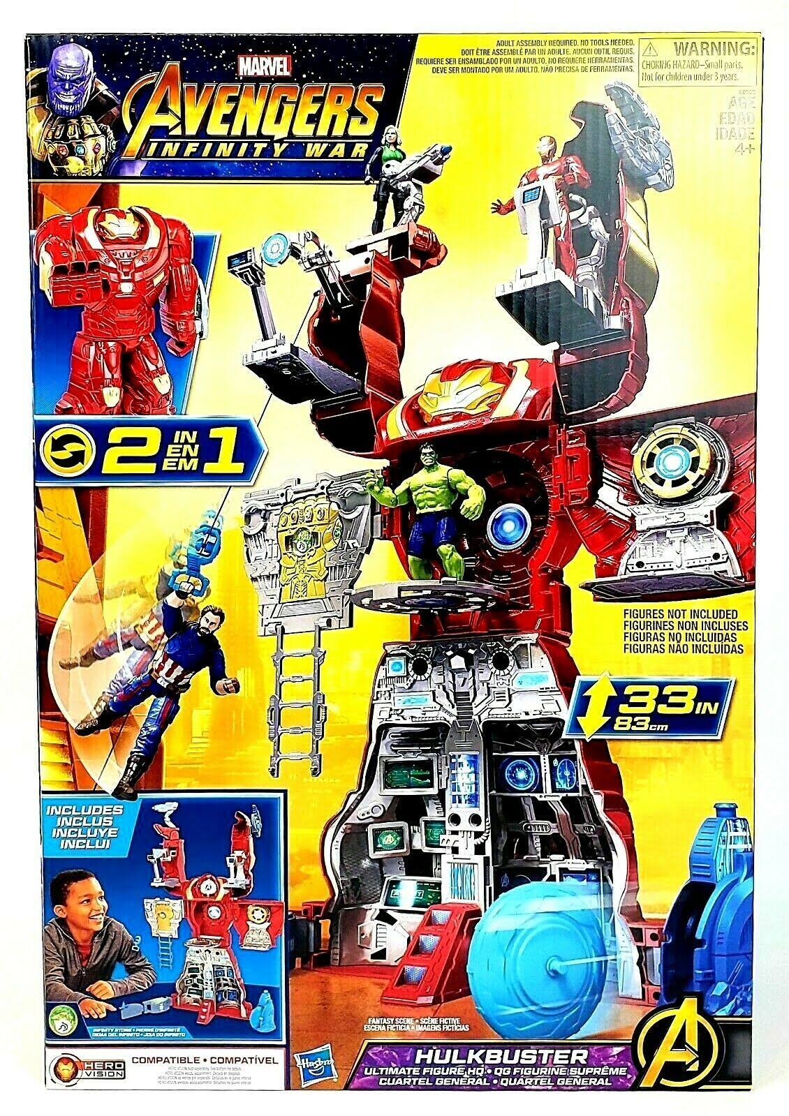 Hasbro Marvel Avengers Infinity War Hulkbuster Ultimate Figure HQ Playset with Target Tower & Roto-Blade Launcher - Levo Sportswear