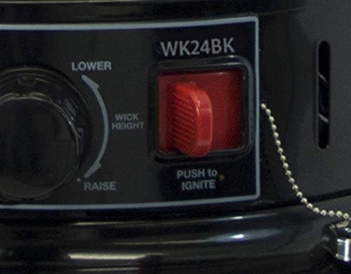 Dyna-Glo WK24BK 23,000 BTU Indoor Kerosene Heater, No Electricity Needed, Black - Levo Sportswear